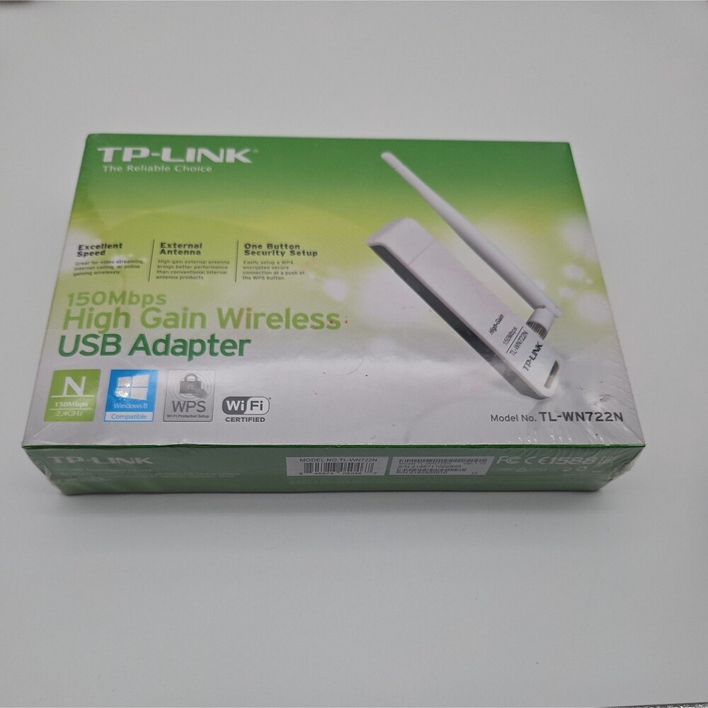 TP-Link TL-WN722N 150Mbps High Gain Wireless N USB Wi-Fi Adapter Network Dongle